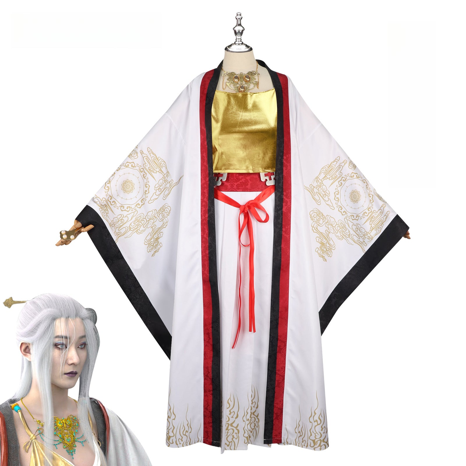Game Black Myth Wukong Tieshan Princess Full Set Cosplay Costumes