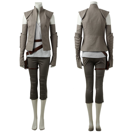 Star Wars 8 The Last Jedi Rey Outfit Female Cosplay Costumes