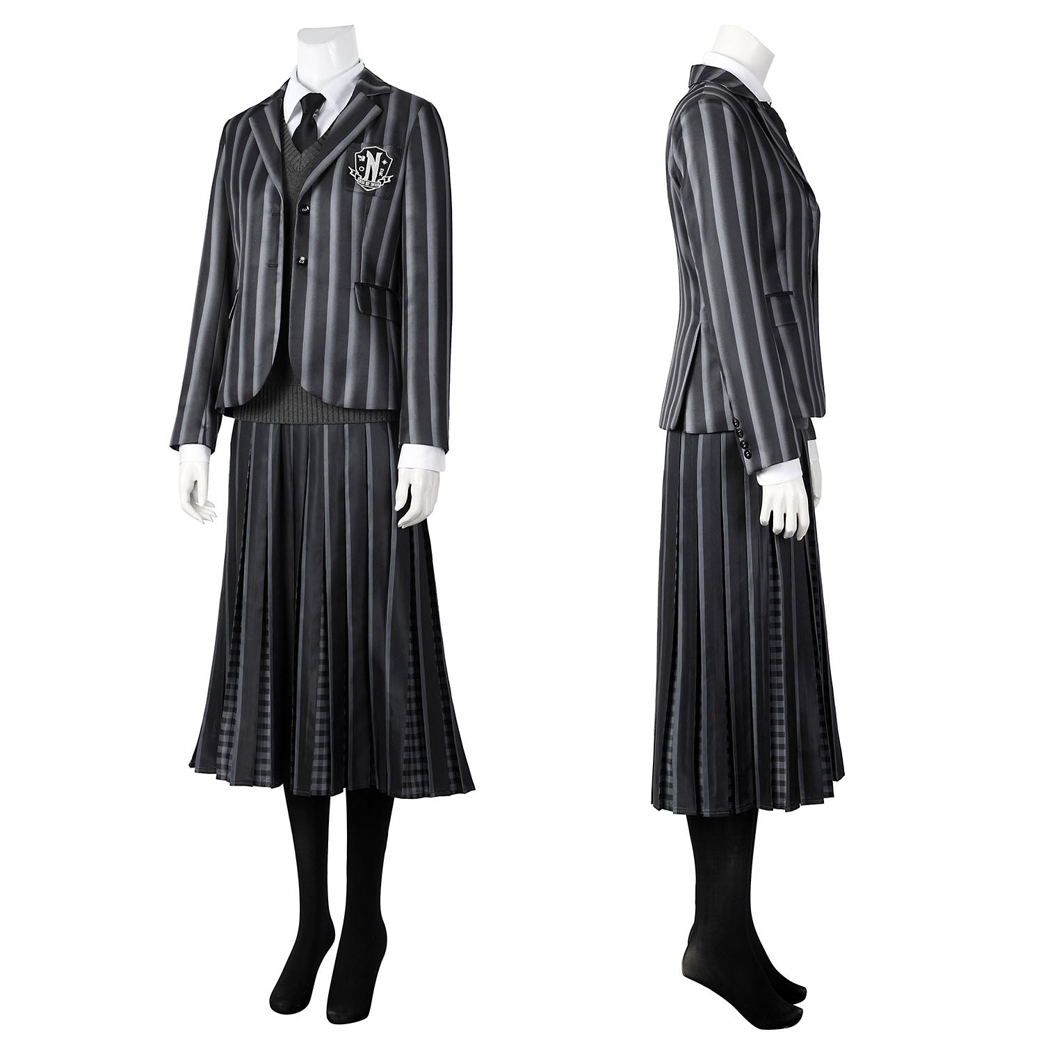 Wednesday 2 The Addams Family Nevermore Academy Uniform Cosplay Costumes