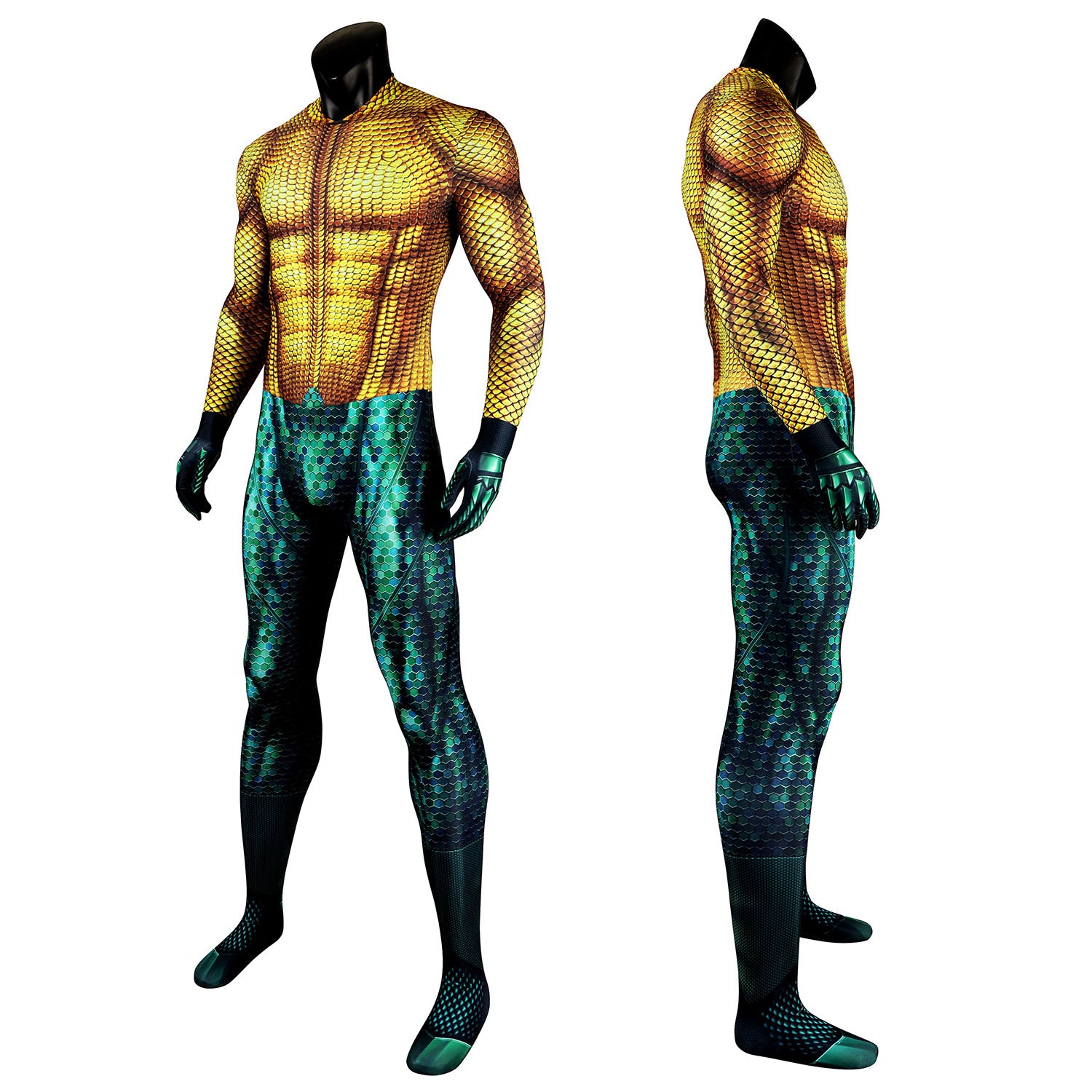 Aquaman 2 The Lost Kingdom Arthur Curry Male Jumpsuit Cosplay Costumes