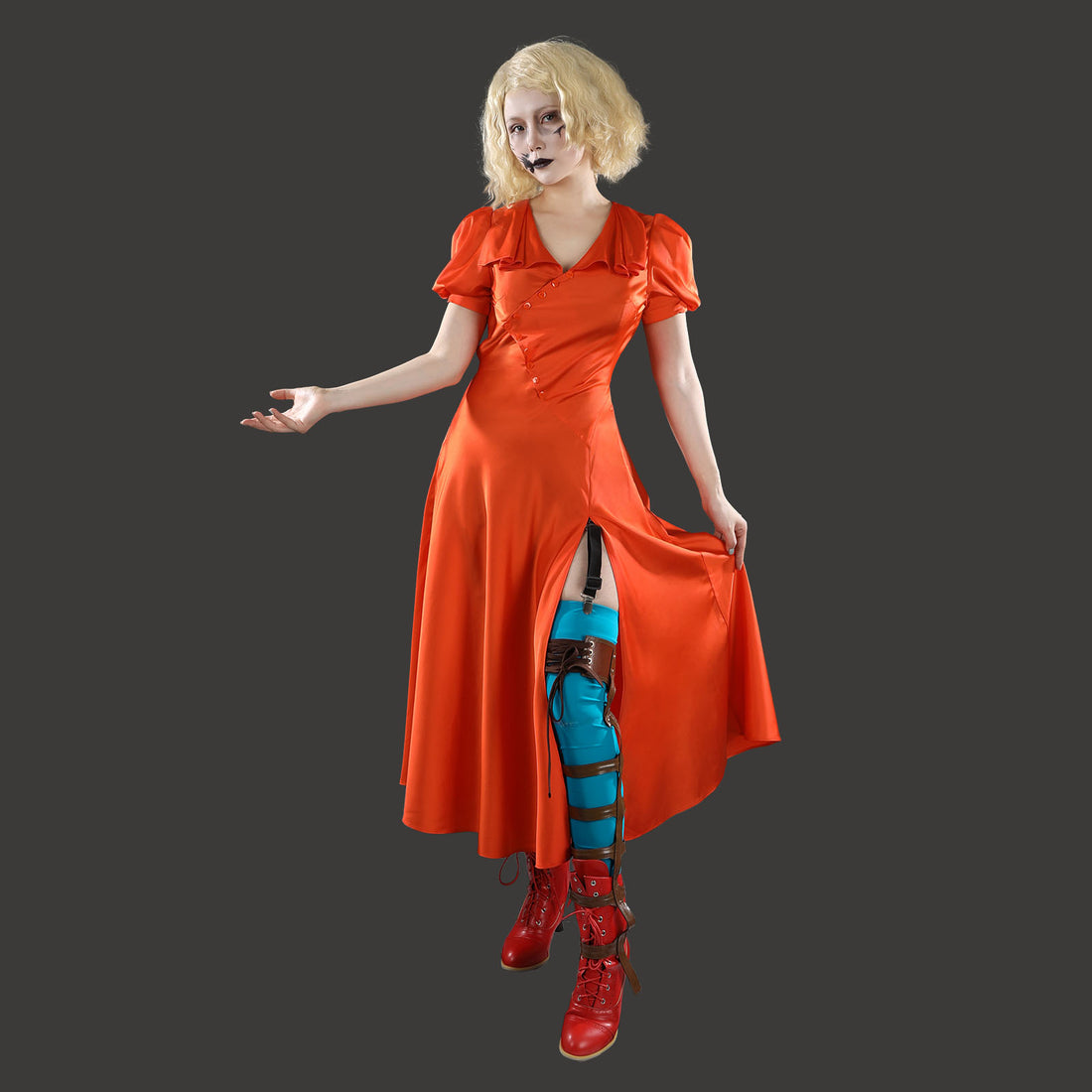 The Bride! The Bride of Frankenstein Halloween Dress Cosplay Costumes