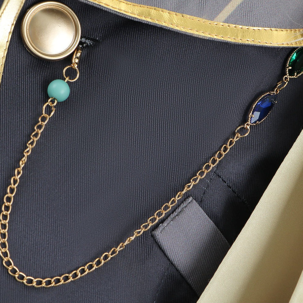 Honkai: Star Rail Aventurine Fullset Glasses Watch Cosplay Costumes