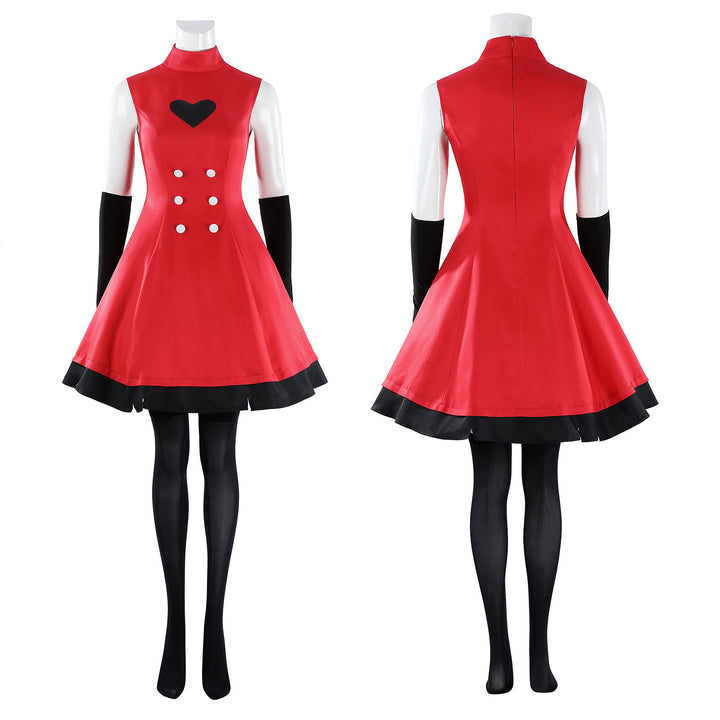 Hazbin Hotel Charlie Morningstar Princess Dress Outfit Cosplay Costumes