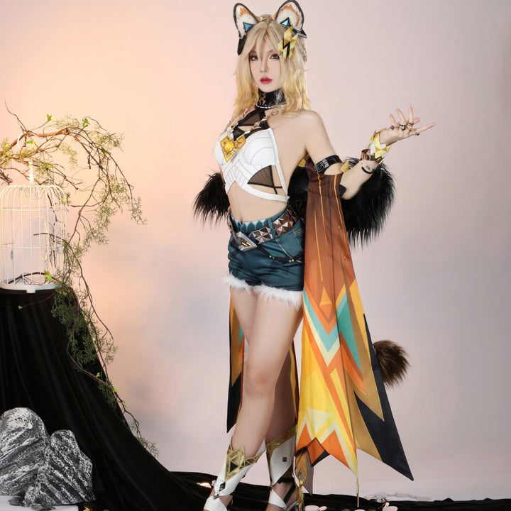 Game Genshin Impact Natlan Xilonen Top Level Cosplay Costumes