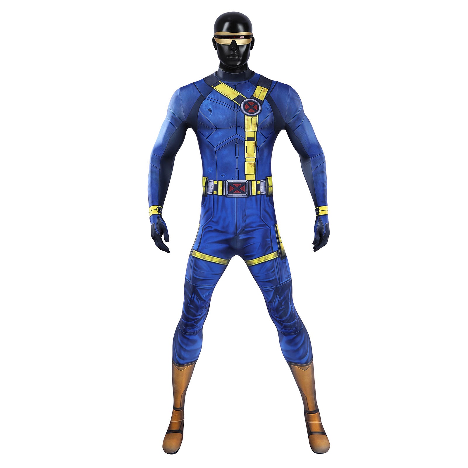 Avengers: Doomsday Cyclops Cosplay Costumes Men's Halloween Jumpsuit for Themed Party Outfit