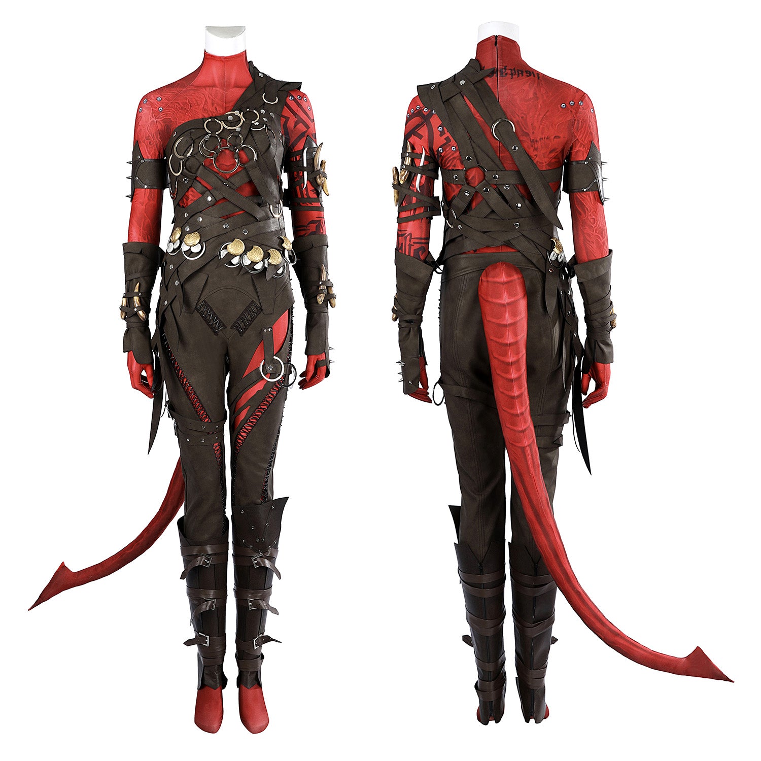 Baldur's Gate 3 Karlach Top Level Full Set Female Cosplay Costumes