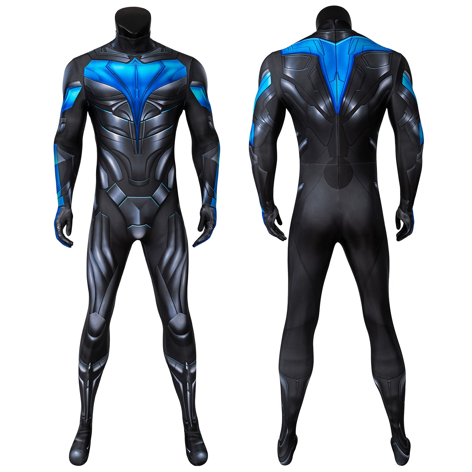 Batman Titans Season 2 Nightwing Male Jumpsuit Cosplay Costumes