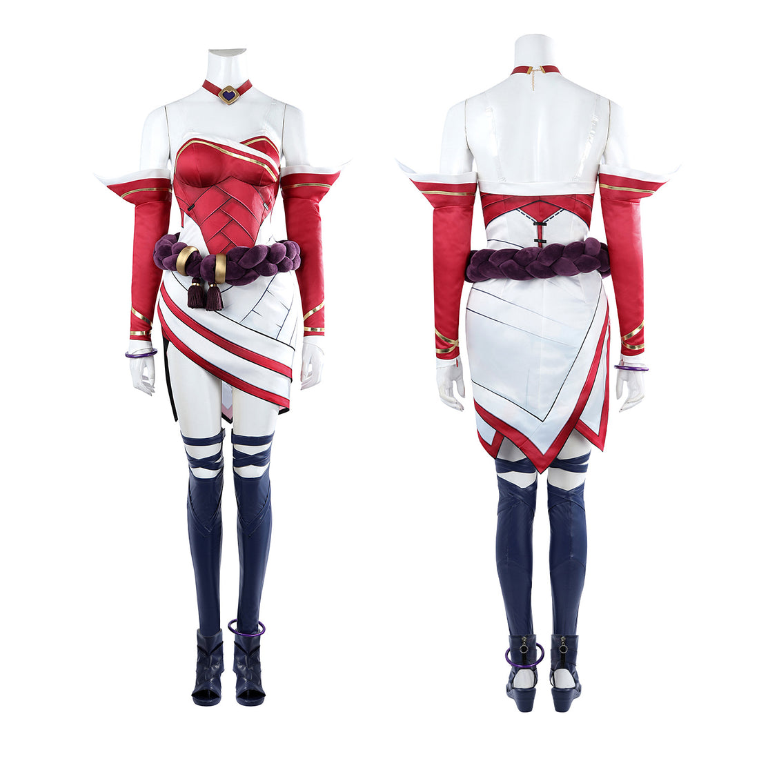 LOL 2XKO Ahri Female Full Set Top Level Cosplay Costumes