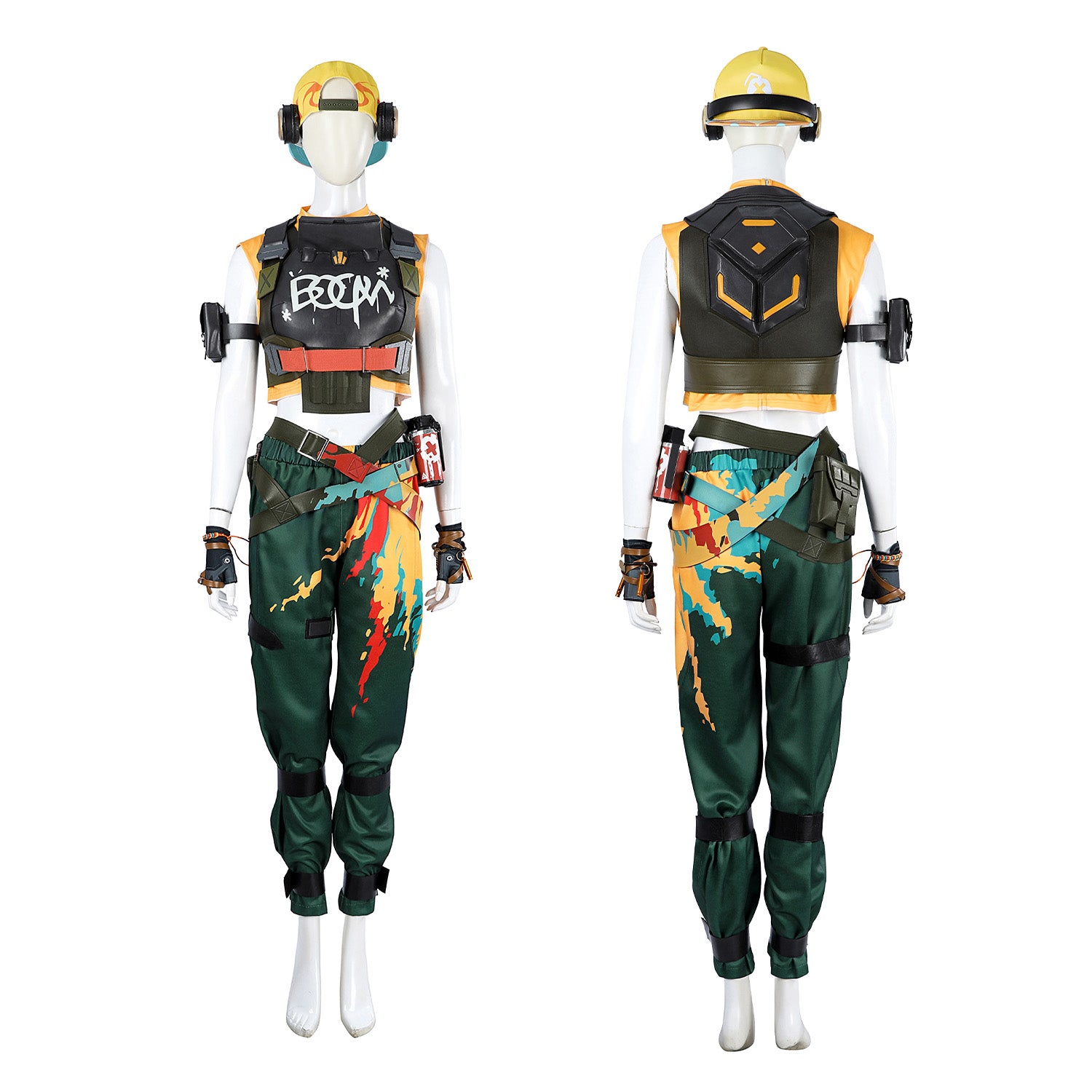 Valorant Raze Female Full Set Outfit Top Cosplay Costumes