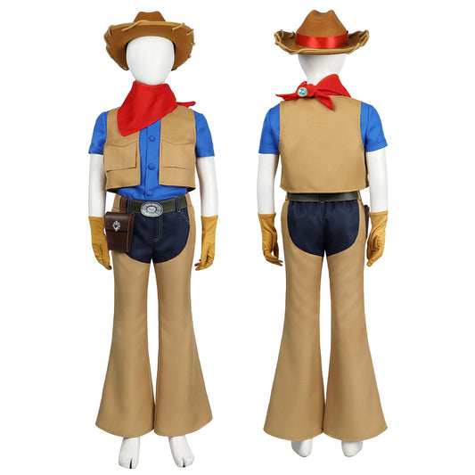 Princess Peach: Showtime Cowgirl Peach for Kids Cosplay Costumes