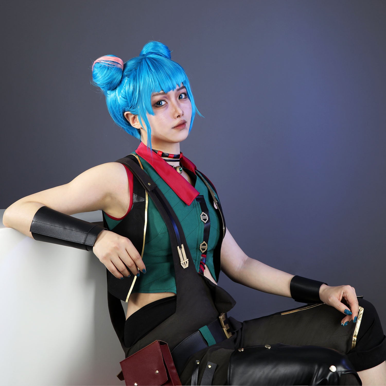 Game LOL Arcane 2 BAOBAO Universe Jinx Cosplay Costumes