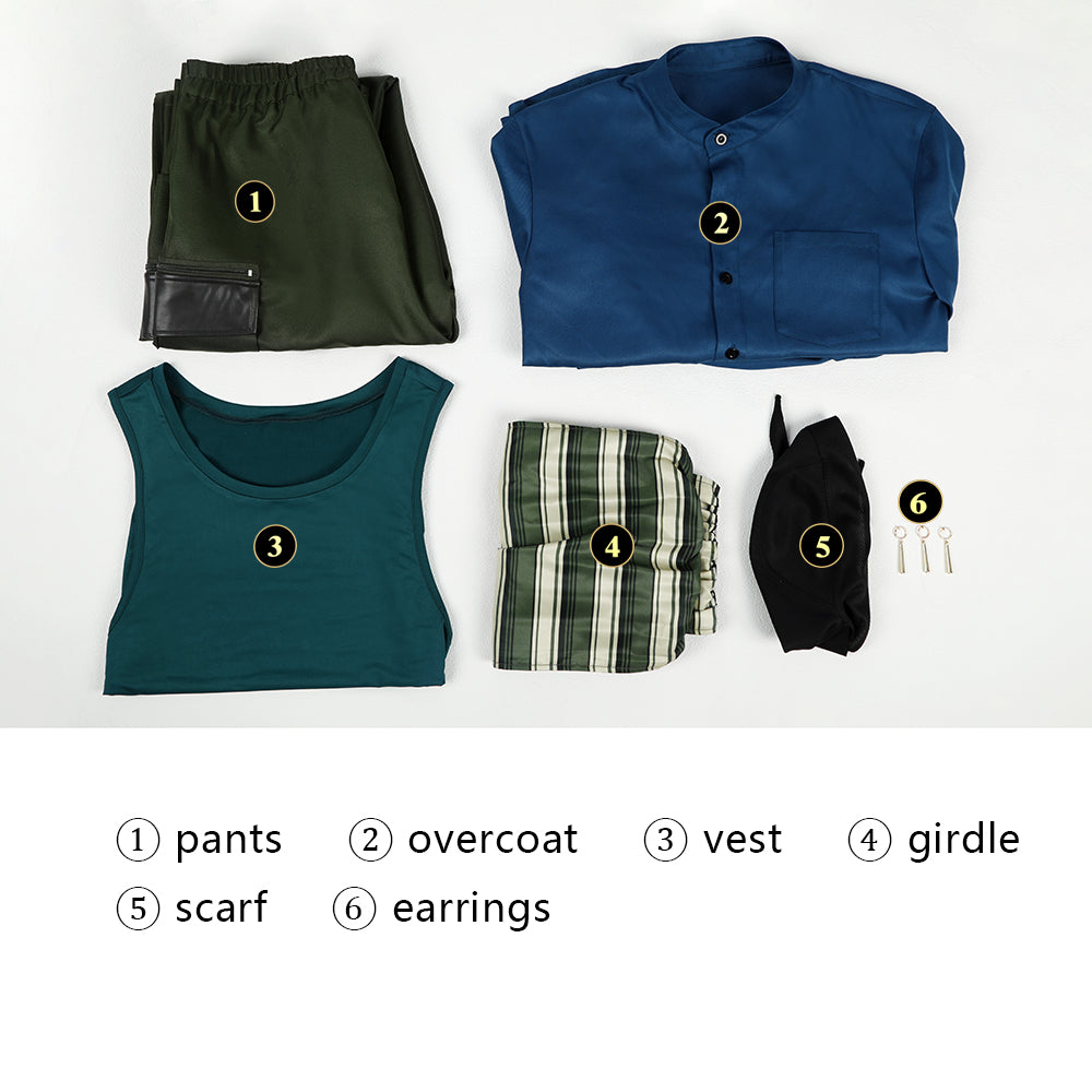 Navigation Live Action Roronoa Zoro One Piece Full Set Cosplay Costumes