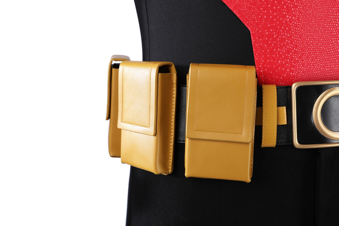 Red Robin Tim Drake Full Set Cosplay Costumes Halloween Suit with Cloak