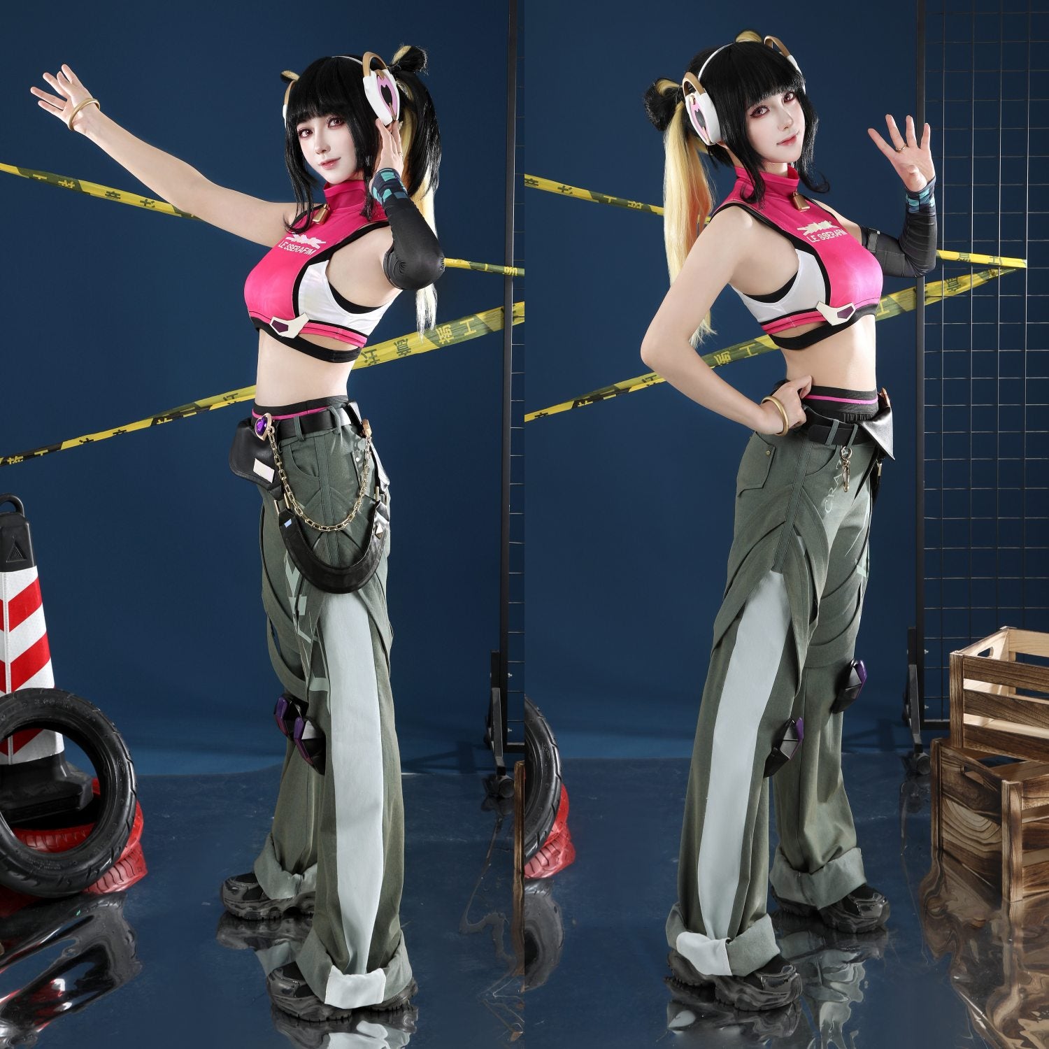 Overwatch 2 Juno X LE SSERAFIM FEARLESS Female Cosplay Costumes