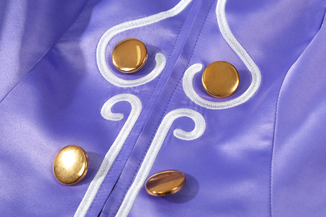 Street Fighte 6 INGRID Cosplay Costumes Purple Dress Women Themed Party Outfits