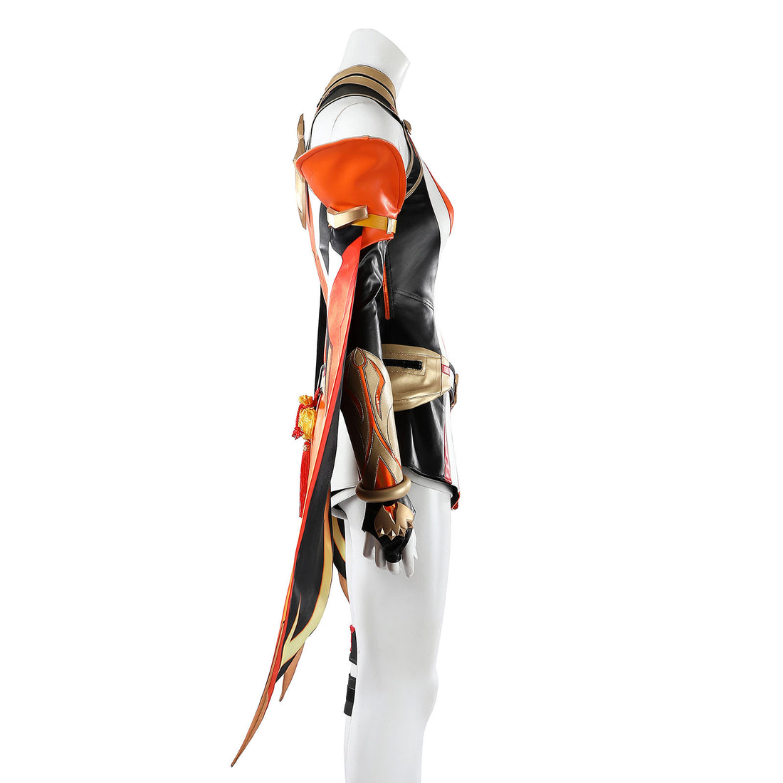 Overwatch Anran Orange Outfit Top Level Fullset Cosplay Costumes