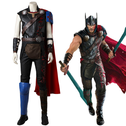 Marvel Thor 3 Ragnarok Thor Suit Ver 2 Male Fullset Cosplay Costumes