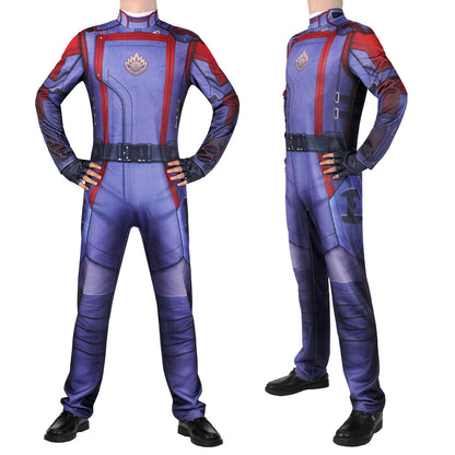 Guardians of the Galaxy 3 Star Lord Peter Quill Cottom Jumpsuit Cosplay Costumes