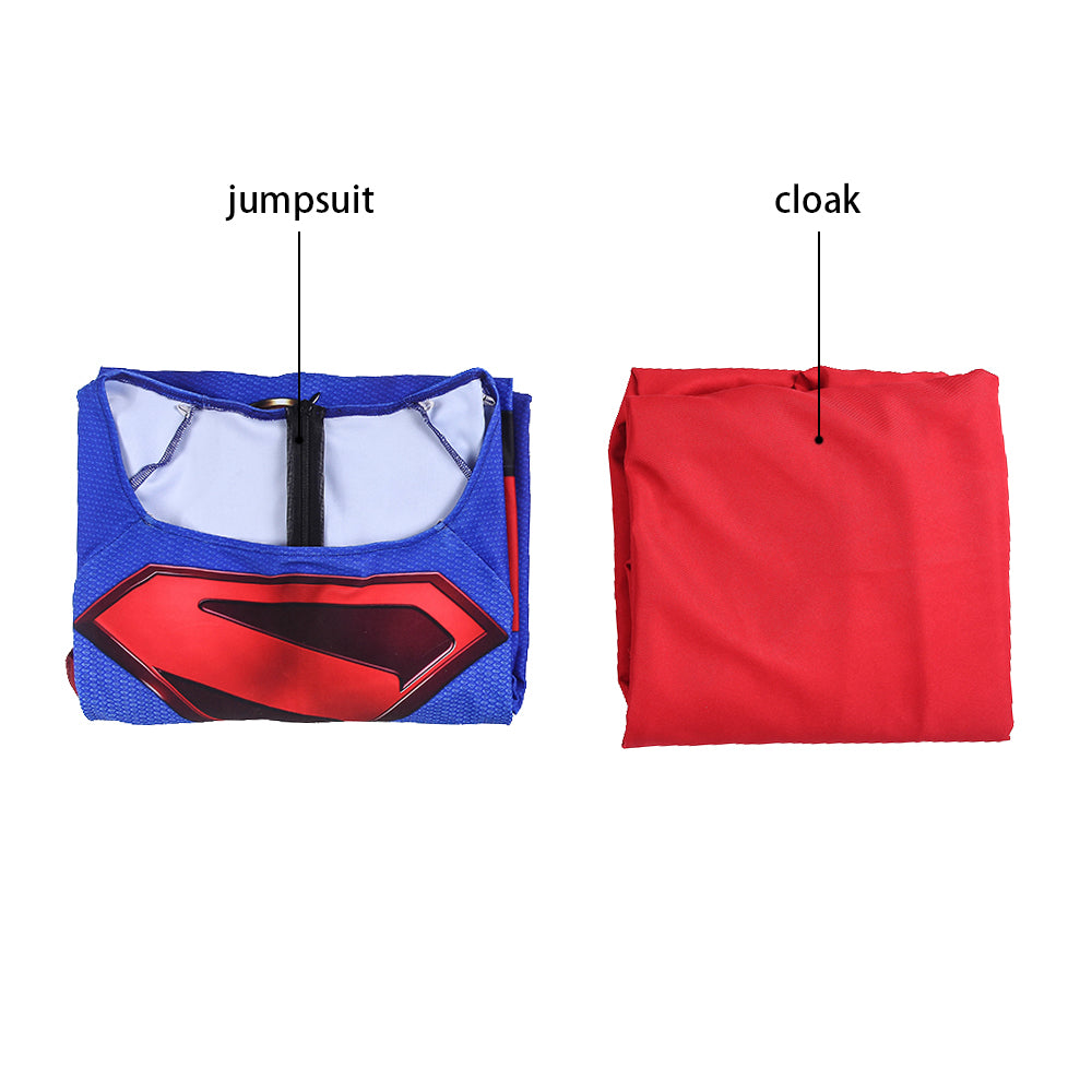 Crisis on Infinite Earths Superman Kal-El / Clark Kent Jumpsuit Cosplay Costumes