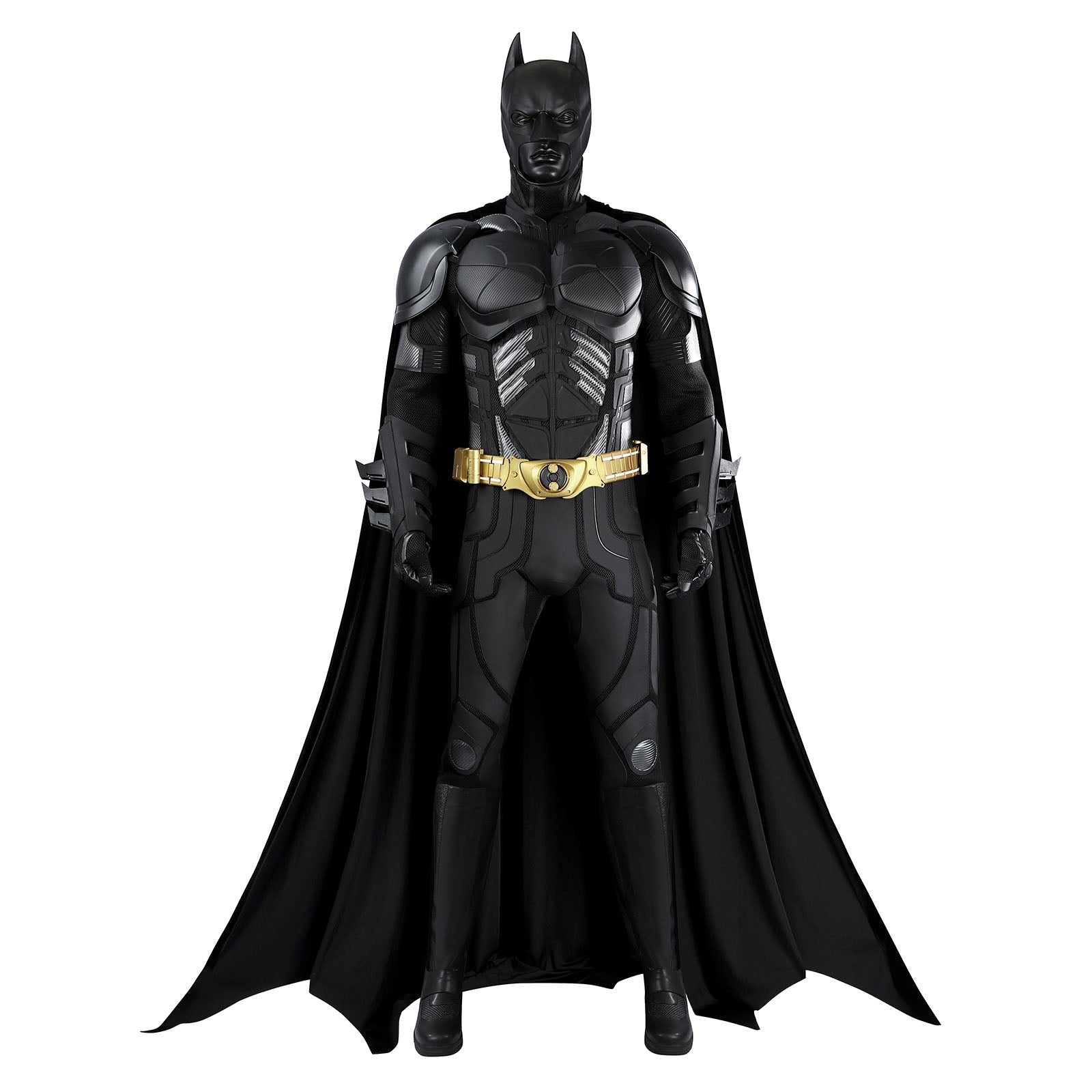 The Dark Knight Rises Batman Bruce Wayne Cosplay Costumes Halloween Themed Party Outfits