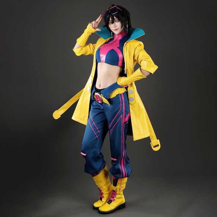 Marvel Rivals Jubilee Top Level Women's Cosplay Costumes Themed Carnival Outfits