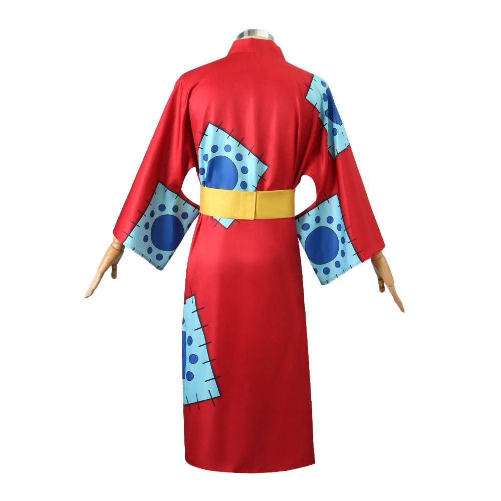 Anime Navigation Wano Country Monkey D. Luffy Kimono Cosplay Costumes