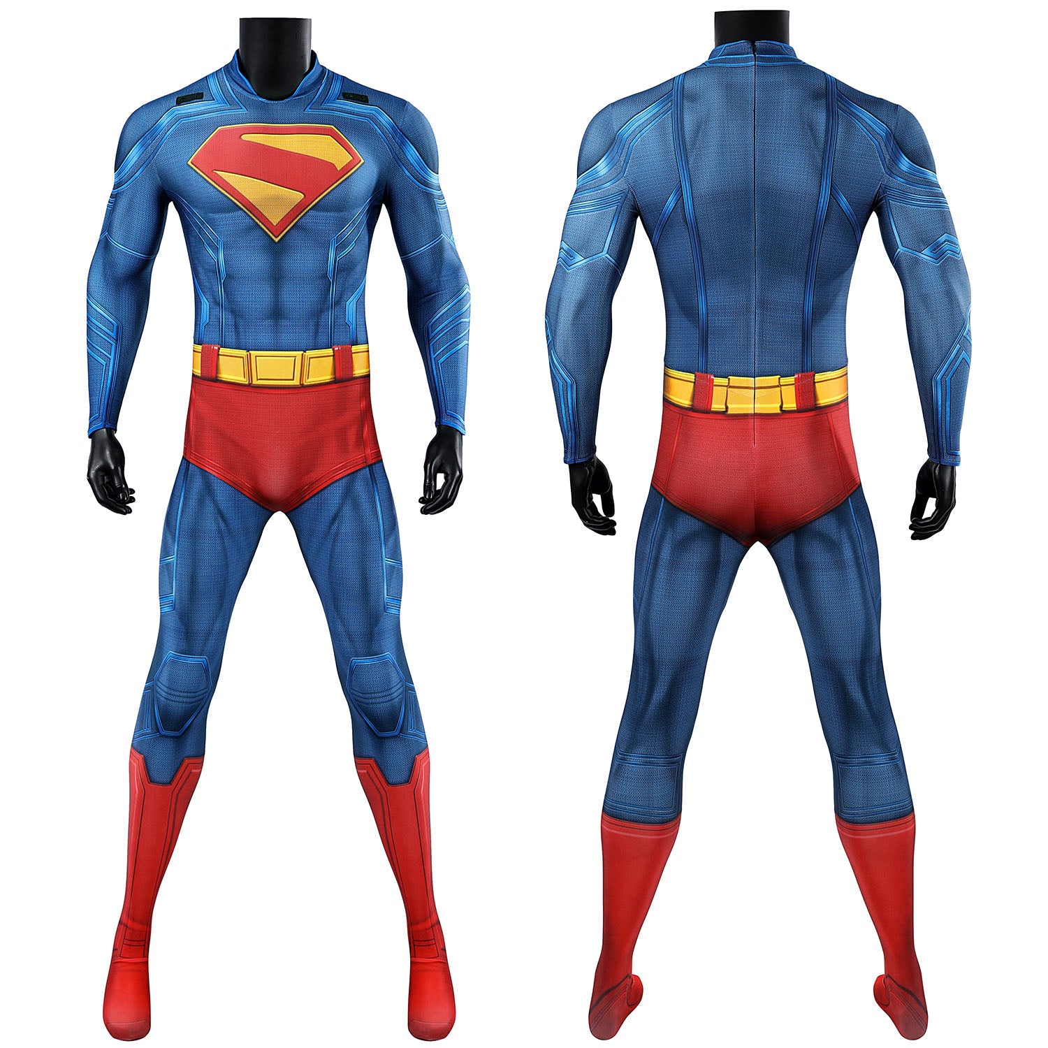 Superman Legacy Clark Kent Male Jumpsuit Cosplay Costumes