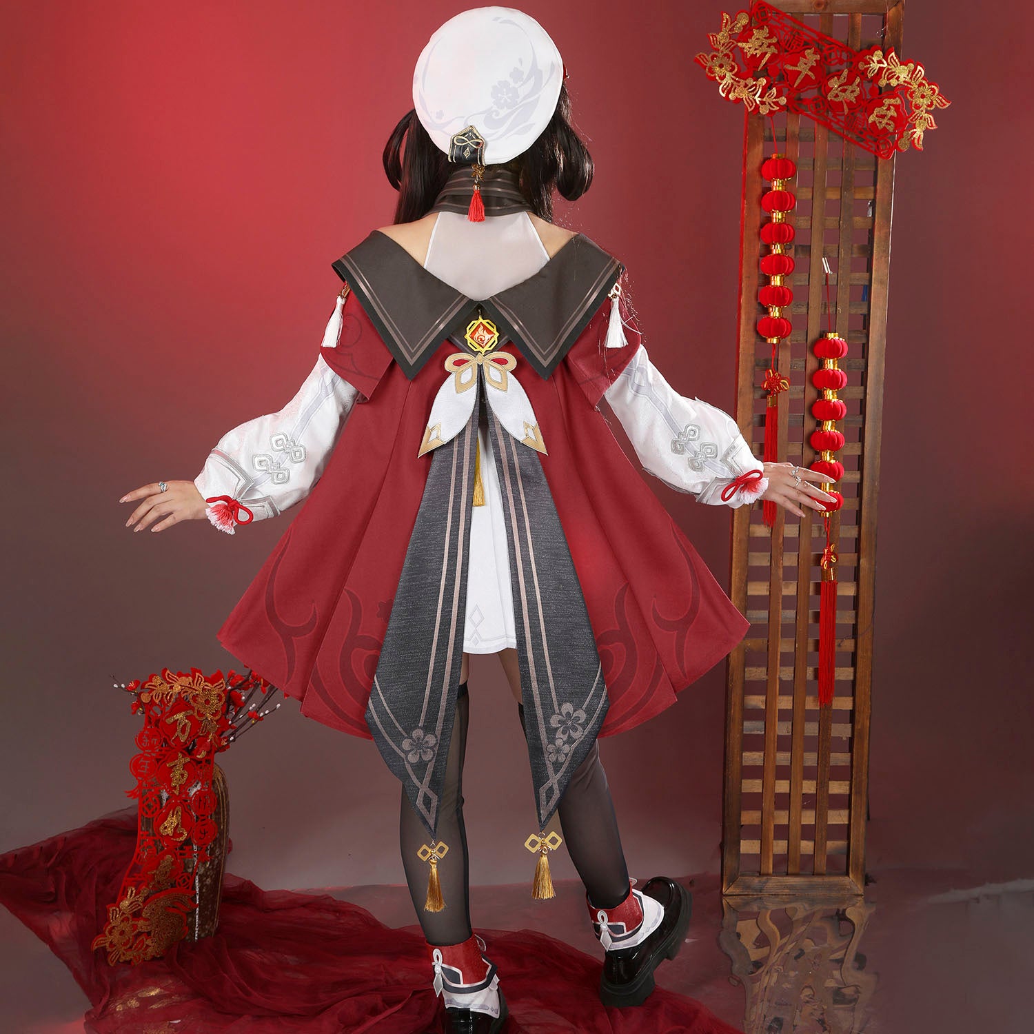 Game Genshin Impact Hu Tao Lantern Rite Suit Cosplay Costumes