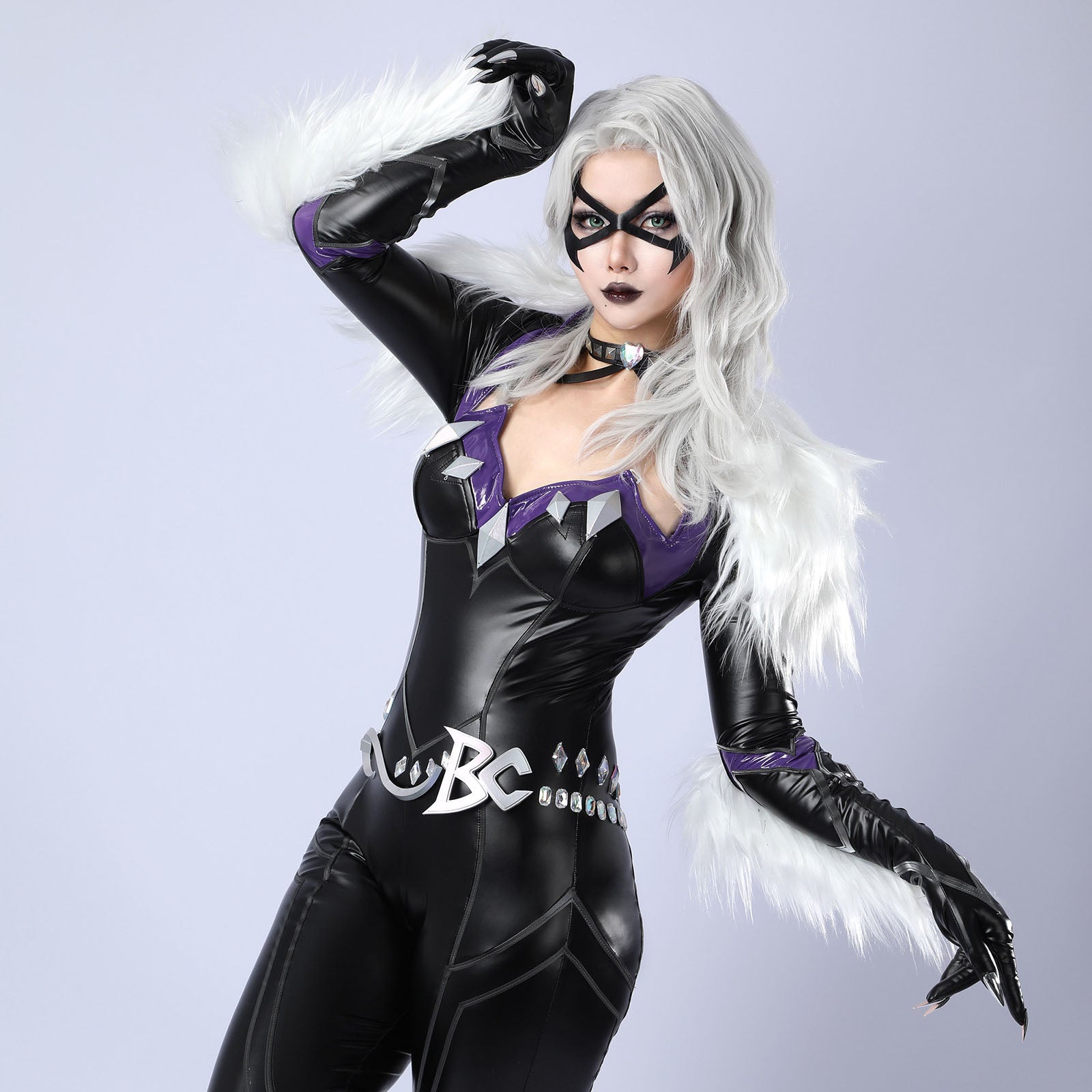Marvel Rivals Black Cat Felicia Hardy Halloween Outfit Cosplay Costumes