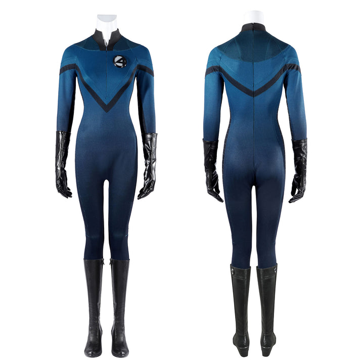 Fantastic Four 2005 Unstoppable Invisible Woman Fullset Cosplay Costumes