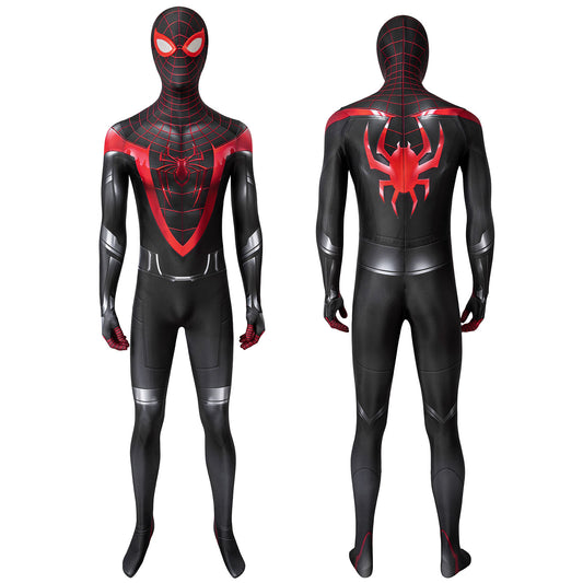 Ultimate Spider-Man PS5 Miles Morales Male Jumpsuit Cosplay Costumes