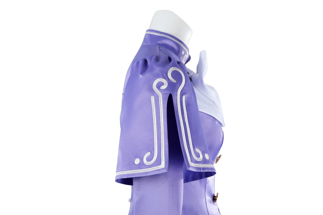 Street Fighte 6 INGRID Cosplay Costumes Purple Dress Women Themed Party Outfits