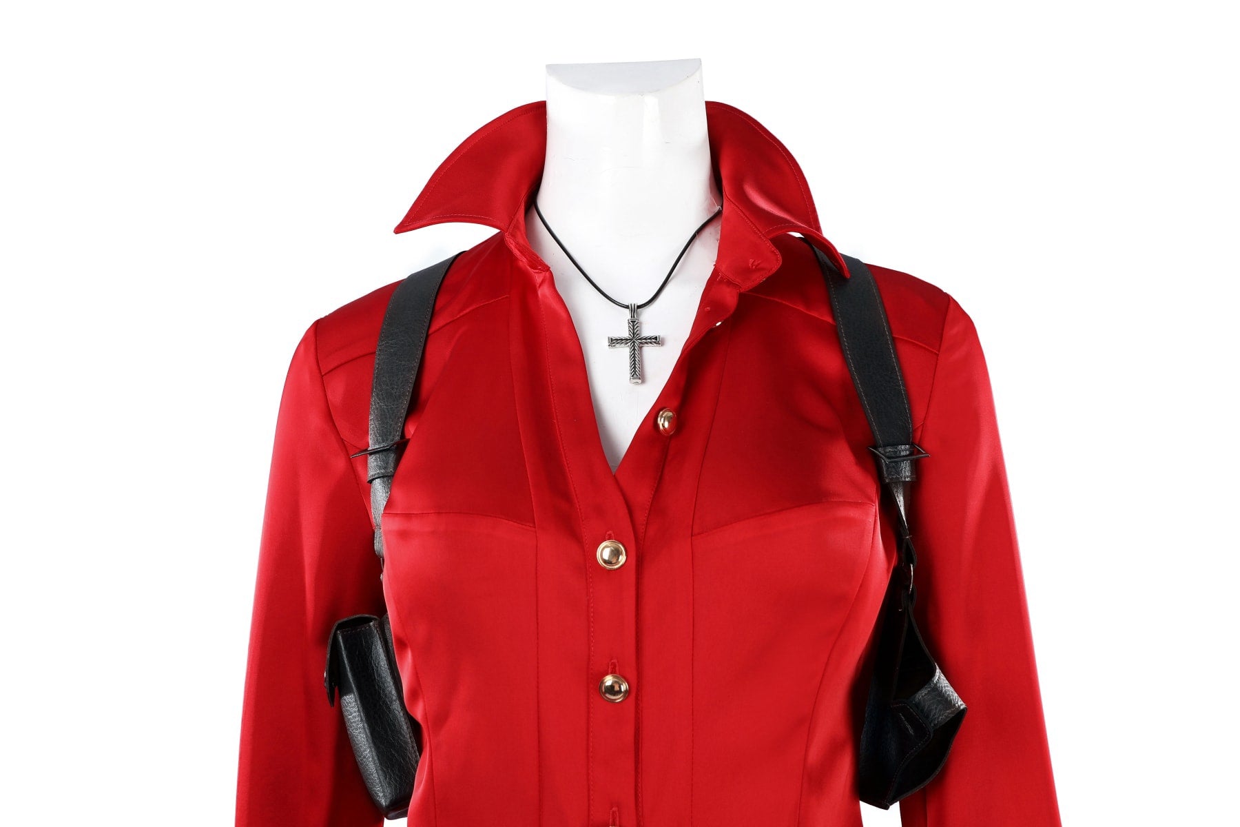 Resident Evil 6 Ada Wong Red Shirt Fullset Cosplay Costumes
