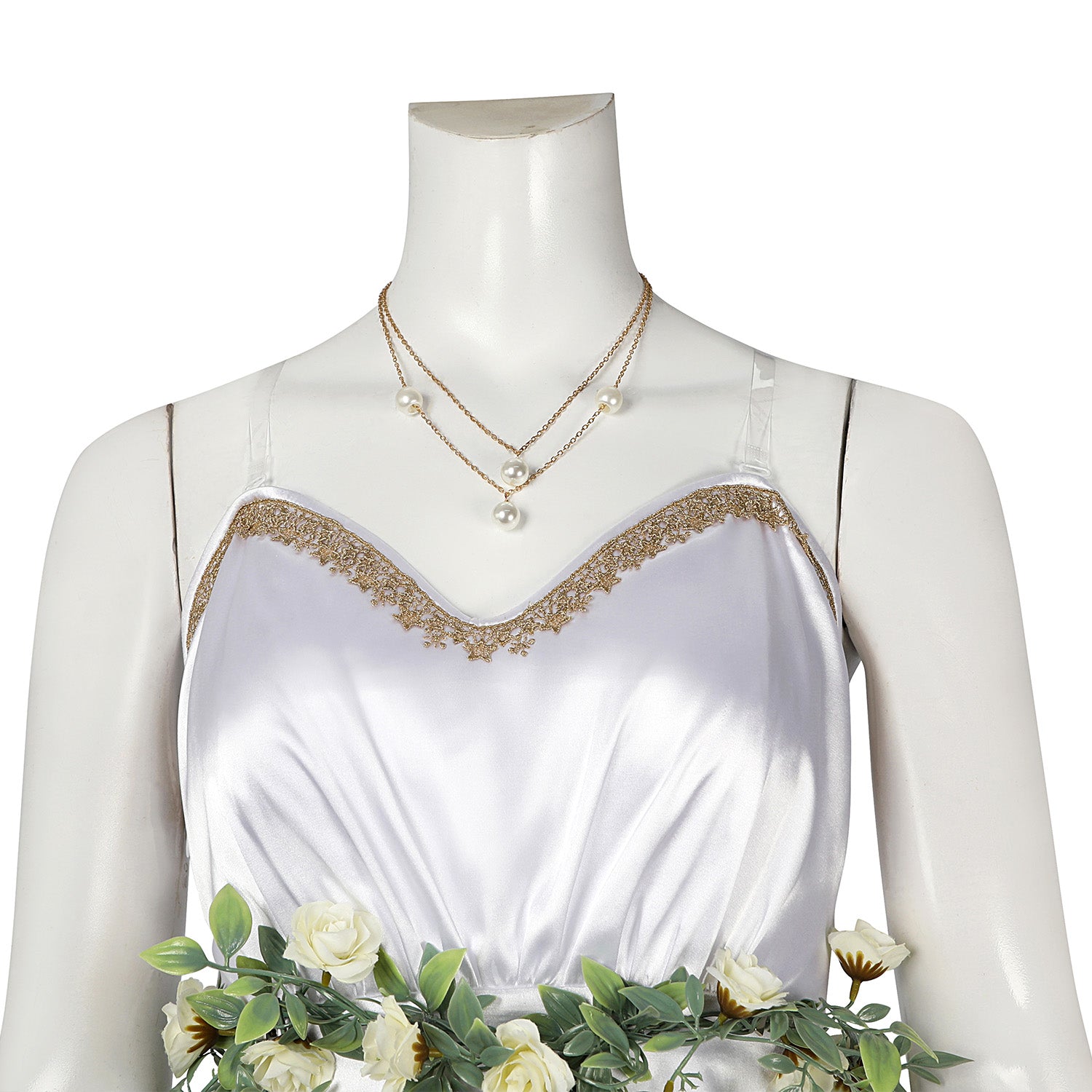 Final Fantasy VII Rebirth Aerith White Gown Female Cosplay Costumes