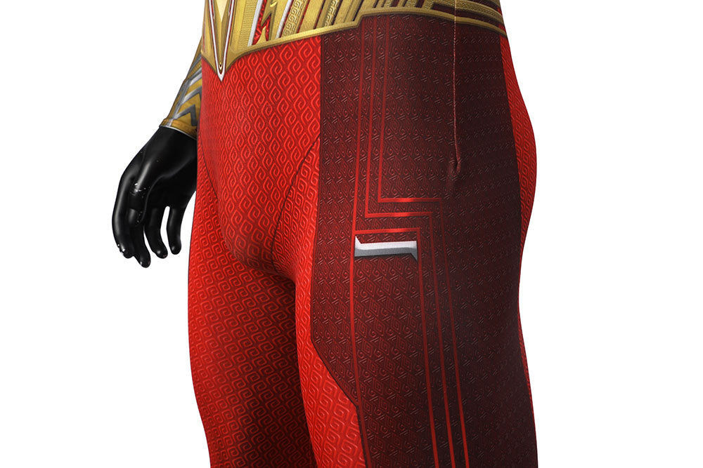 Shazam! Fury of the Gods Billy Batson Male Jumpsuit Cosplay Costumes