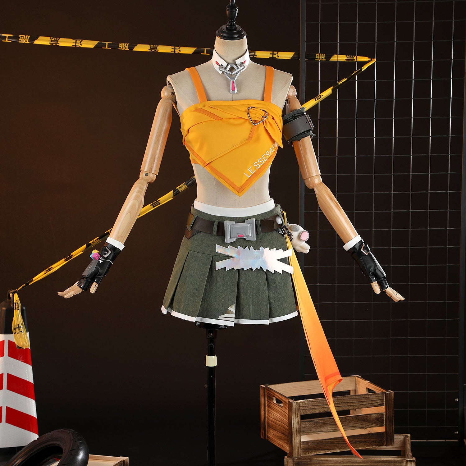 Overwatch 2 X LE SSERAFIM FEARLESS Mercy Cosplay Costumes