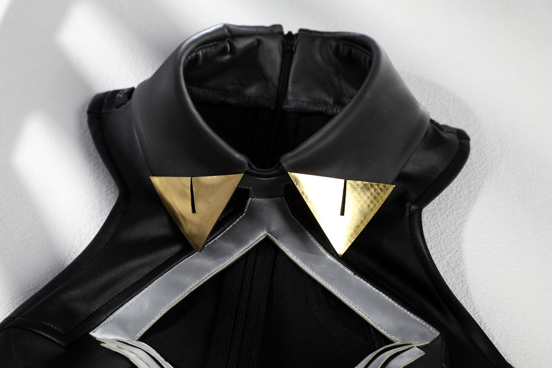 Overwatch Domina Golden Outfit Top Level Fullset Cosplay Costumes