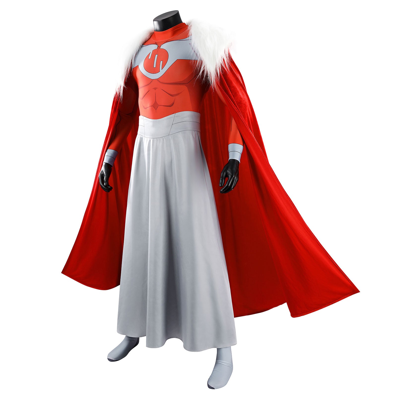 Invincible Thragg Jumpsuit with Cloak Halloween Cosplay Costumes