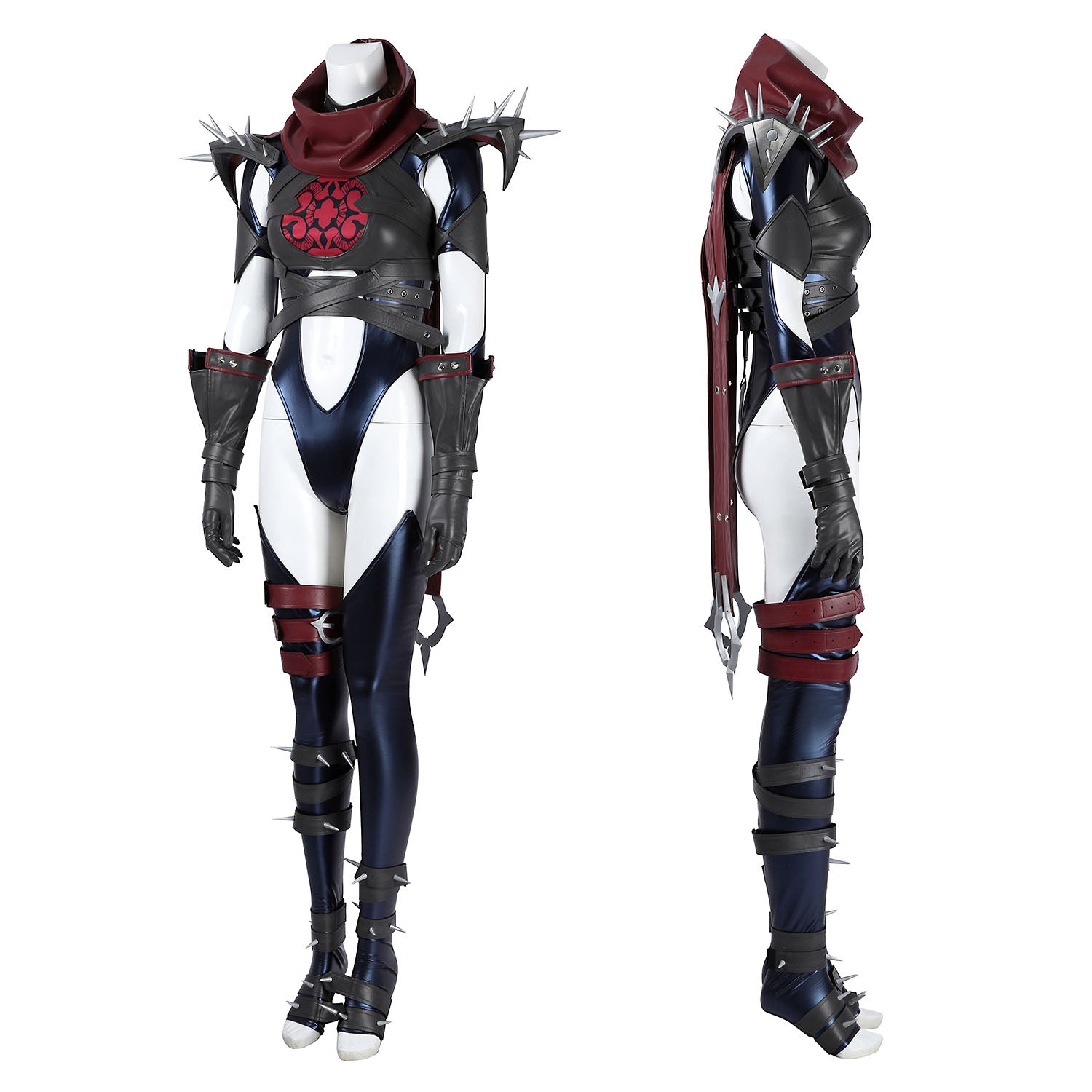 Pre-order Marvel Rivals Invisible Woman Malice Skin Top Full Cosplay Costumes