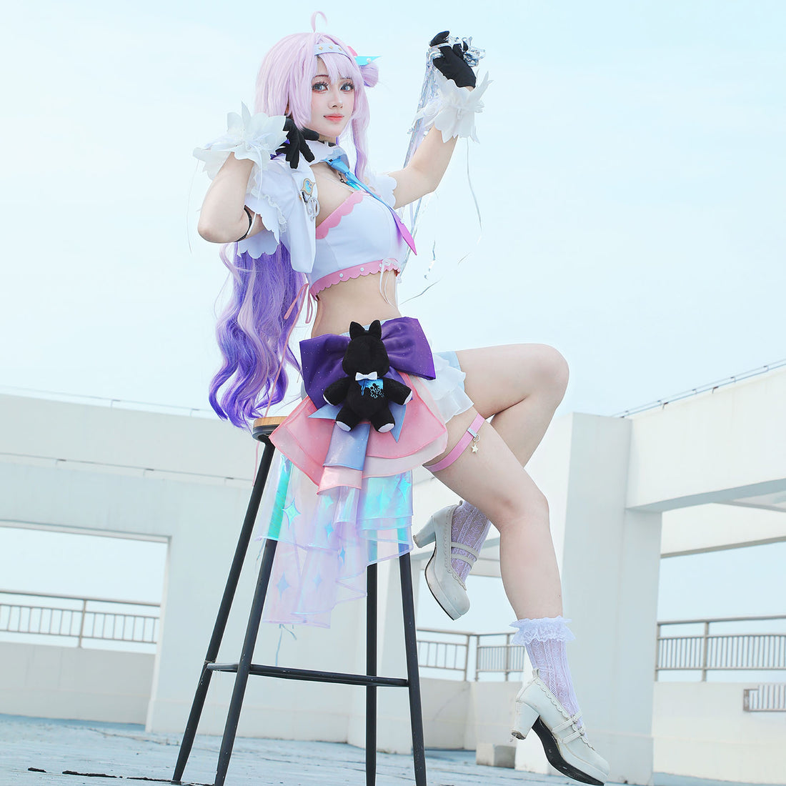 Wuthering Waves Korea Anniversary Denia Top Cosplay Costumes