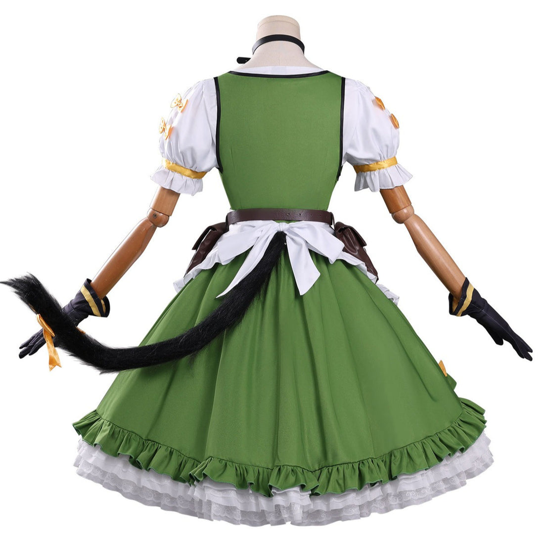 Identity V Gardener Emma Woods Perfect Wrap Dress Cosplay Costumes Fullset / XXXL