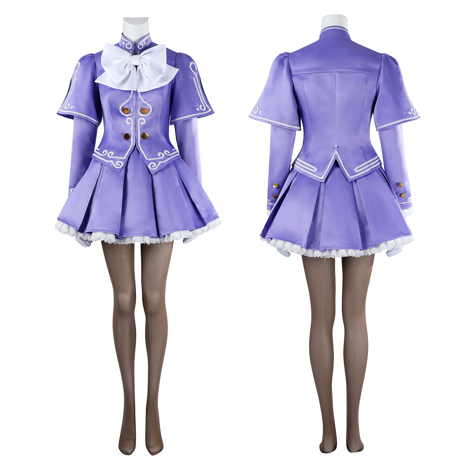 Street Fighte 6 INGRID Cosplay Costumes Purple Dress Women Themed Party Outfits