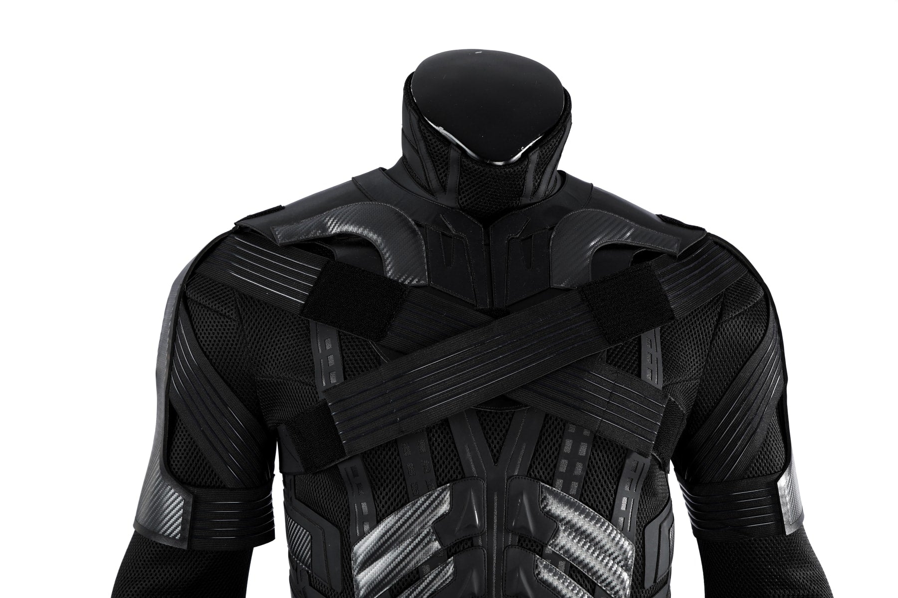 The Dark Knight Rises Batman Bruce Wayne Cosplay Costumes Halloween Themed Party Outfits