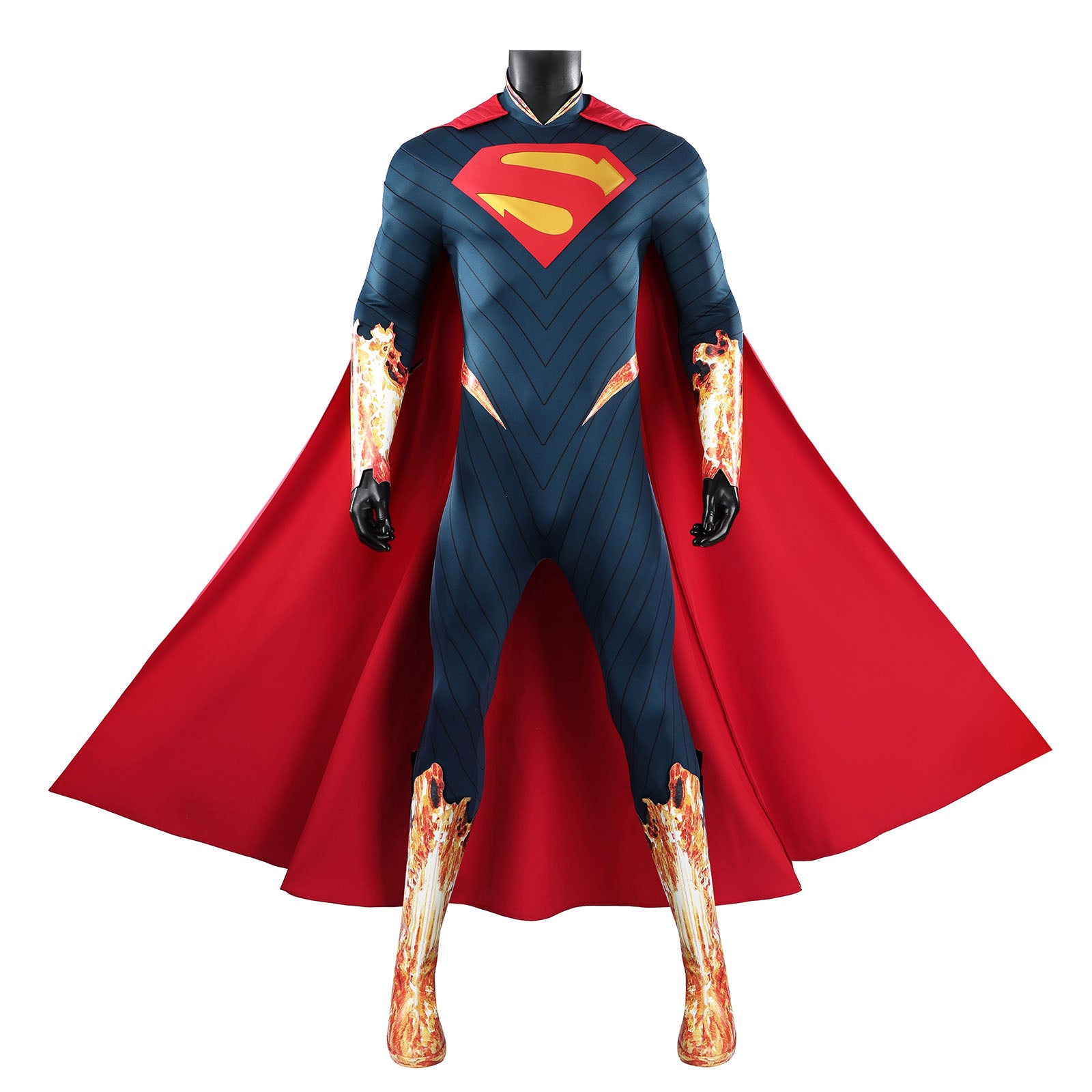 Absolute Superman Fire Battlesuit High Level Cosplay Costumes