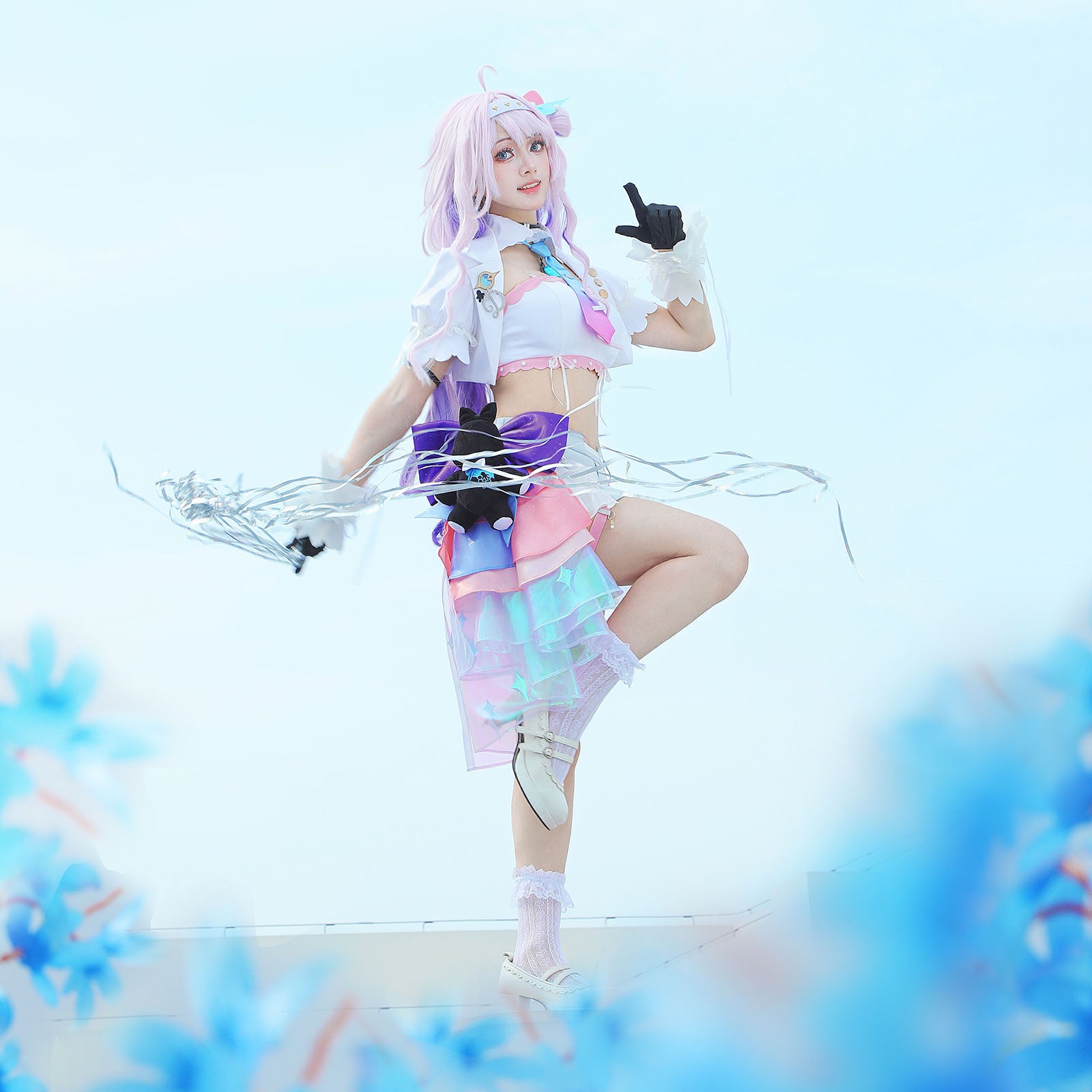 Wuthering Waves Korea Anniversary Denia Top Cosplay Costumes
