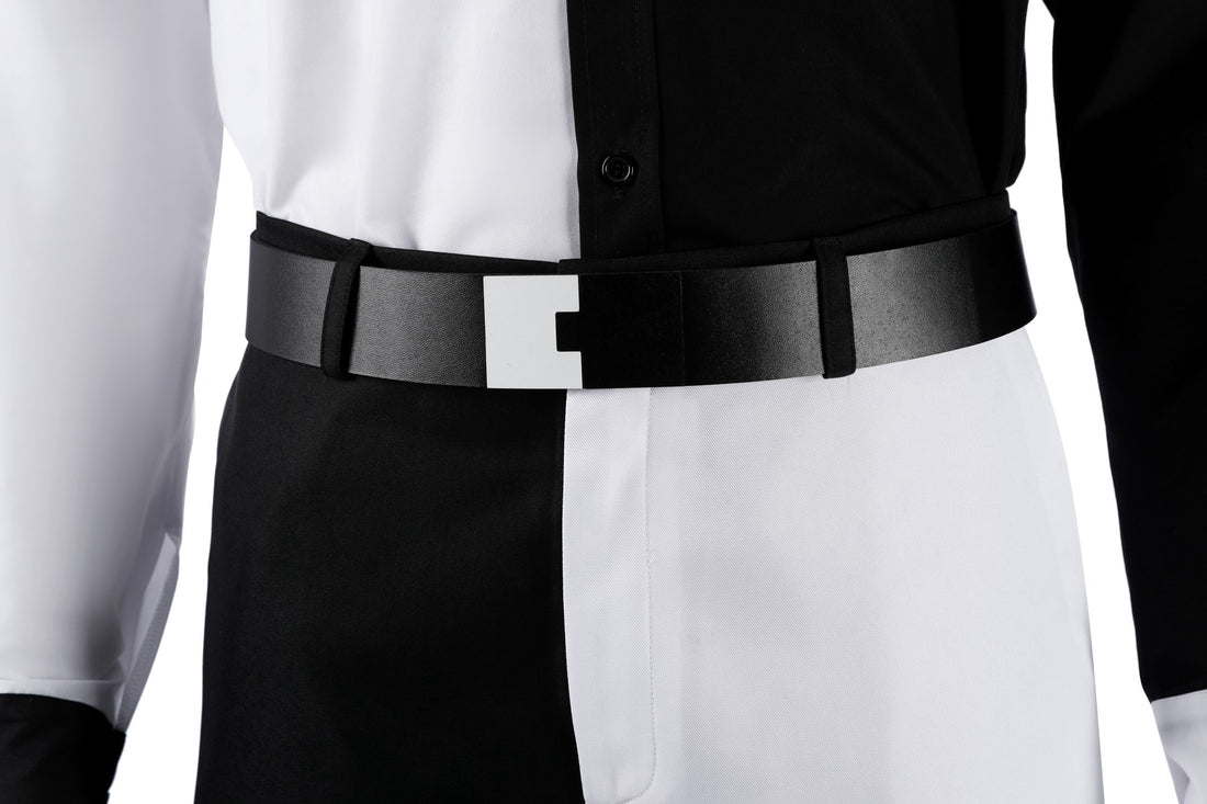 Absolute Two Face Black White Cosplay Costumes Absolute Batman Halloween Themed Party Outfits