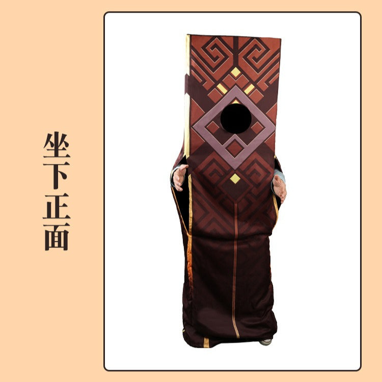 Game Genshin Impact Zhongli Pillar Funny Mascot Suit Costumes