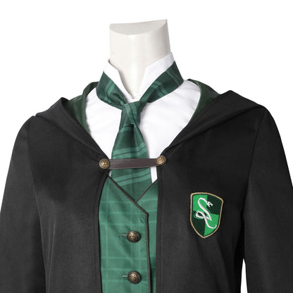 Hogwarts Legacy Slytherin Female Uniform Cosplay Costumes