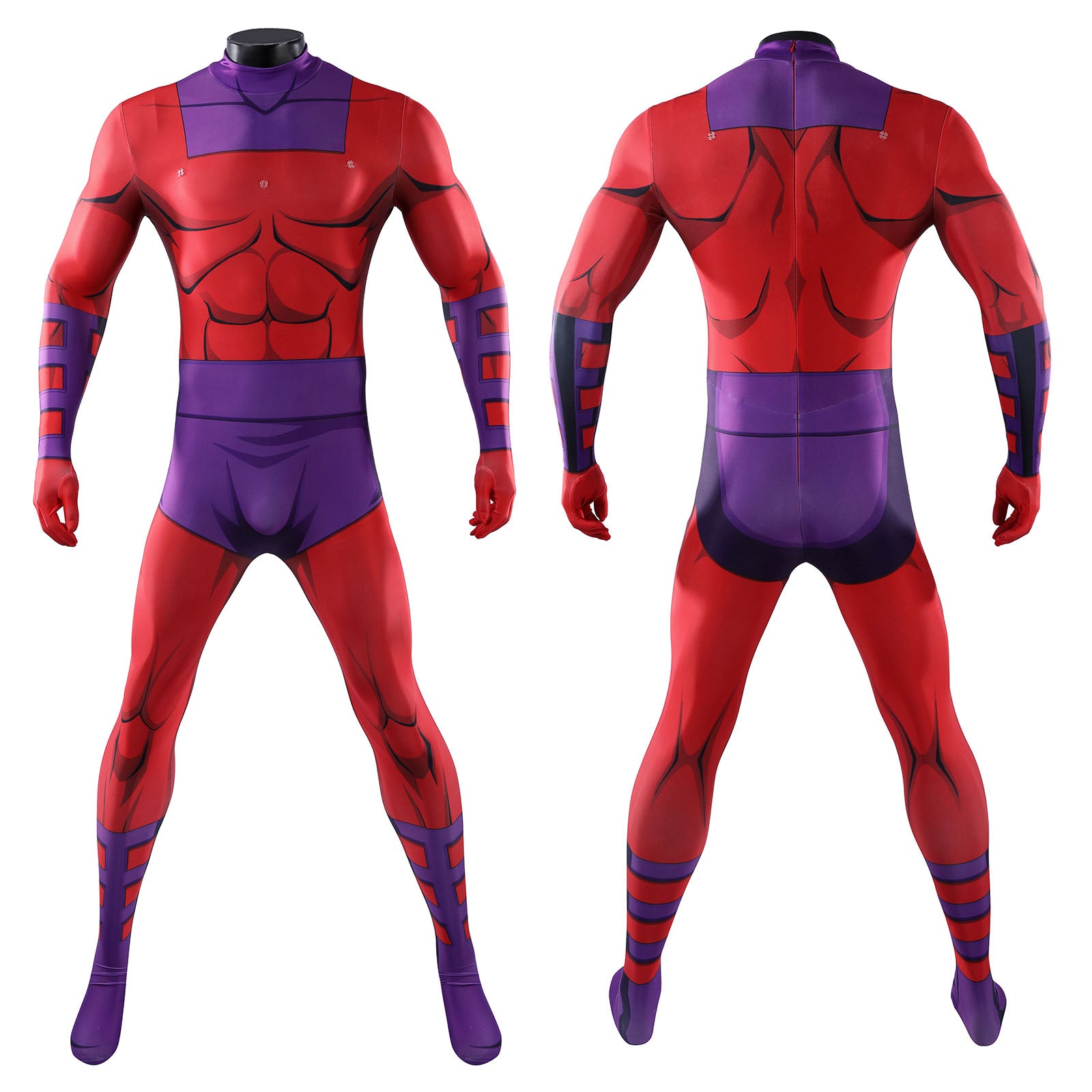 X-Men '97 Magneto Jumpsuit with Cloak Helmet Cosplay Costumes