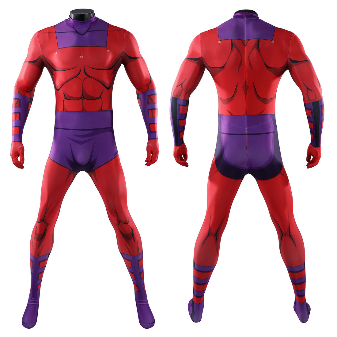 X-Men '97 Magneto Jumpsuit with Cloak Helmet Cosplay Costumes